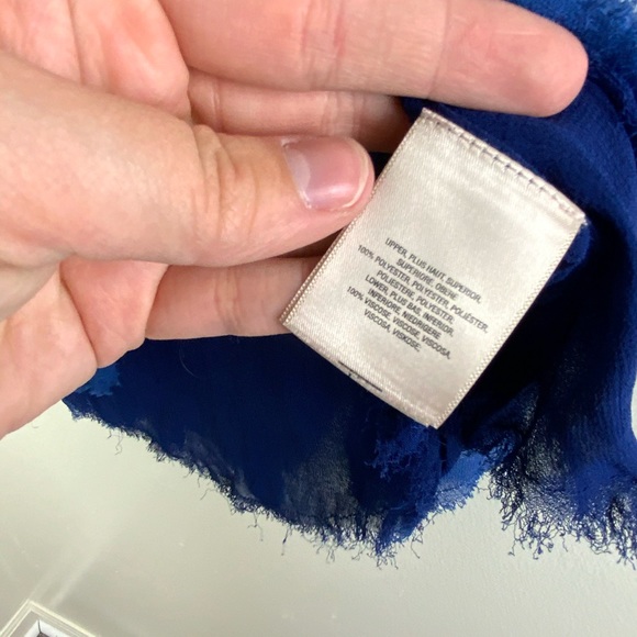 Akemi + Kin Anthropologie Blue Balance Tassel Top - Picture 8 of 11